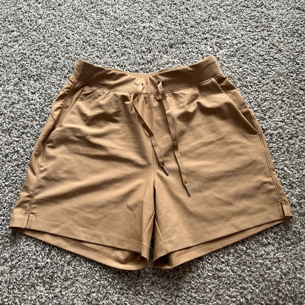 Old Navy Active Beige High-Rise Shorts